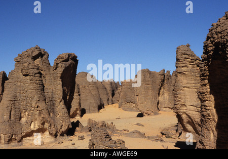 Algerian Sahara Tassili N'Ajjer South Algeria Stock Photo