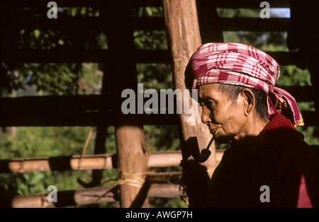 Hill tribe people, Soppong area, Northern Thailand Stock Photo