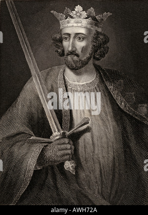 Edward I, aka Longshanks and Hammer of the Scots, 1239 - 1307. King of England. Stock Photo