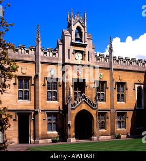 Quadrangle at Sidney Sussex College Cambridge England Stock Photo