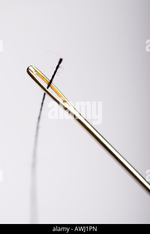 Black thread needle hi-res stock photography and images - Alamy