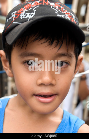 Portrait of a young Filipino boy. Iloilo Philippines Stock Photo - Alamy