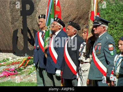 Veterans at the 60th Anniversary of the Warsaw Uprising, Warsaw, Poland ...