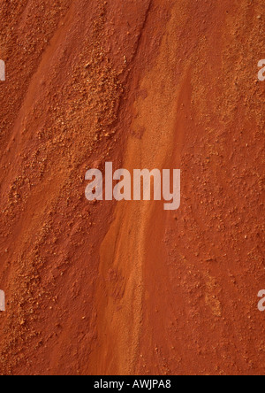 Red sand, close-up Stock Photo