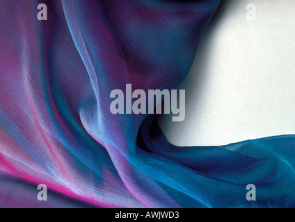 Iridescent fabric Stock Photo