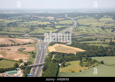 Aerial View North Of M25 (junction 8) And M23 (junction 7) East Of 