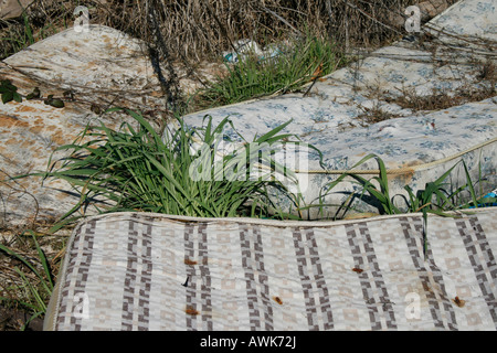 Old Matresses Outdoors Stock Photo - Alamy