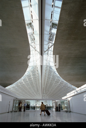 Airport concourse Stock Photo
