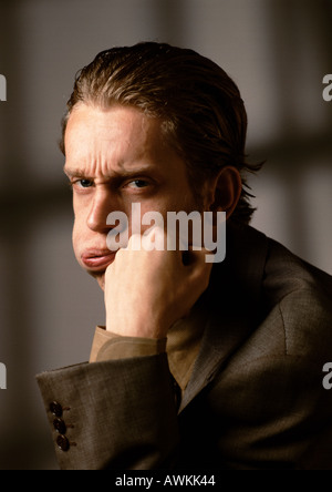 Frustrated man Stock Photo