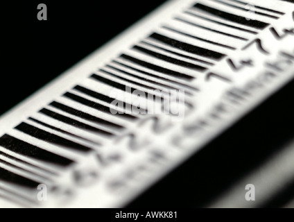 Barcode, extreme close-up Stock Photo