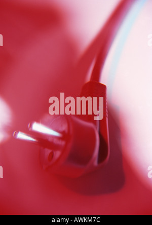 Plug, red-toned, close-up Stock Photo