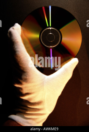 hand holding cd Stock Photo - Alamy