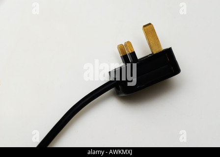 British Standard BS 1363 domestic AC power plug Stock Photo