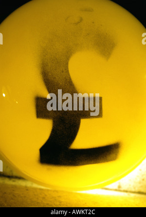 Pound sign, blurred, close-up Stock Photo