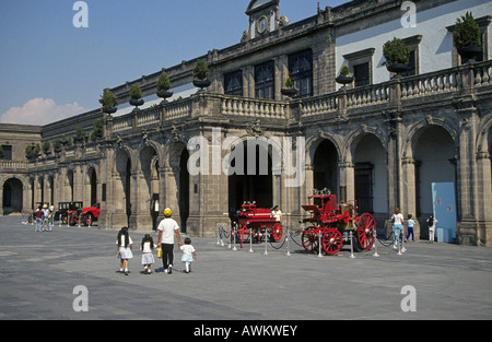 A view the National Museum of History located at the Chapultepec Castle in Mexico City