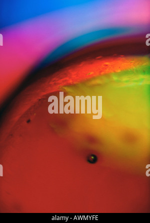 Light effect, reds, yellows and blues. Stock Photo