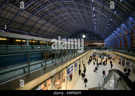 St. Pancras International Train Station, London, UK Stock Photo