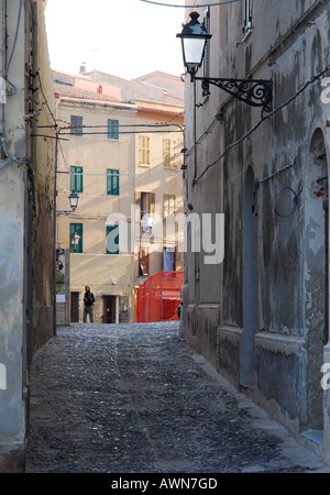 Alghero Street, Sardinia Stock Photo