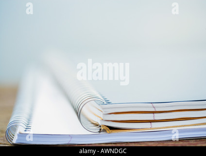 Spiral notebooks Stock Photo