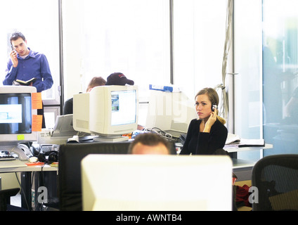 People working in office Stock Photo