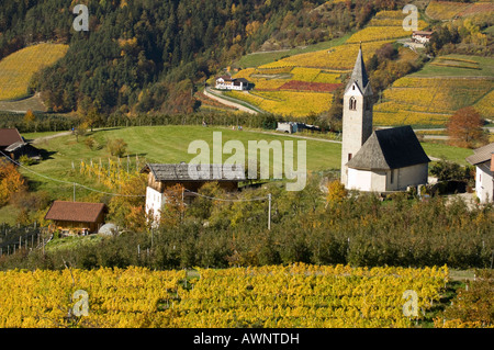 Italy Trentino Alto Adige Bolzano province Dolomites Val di Funes Nafen Stock Photo