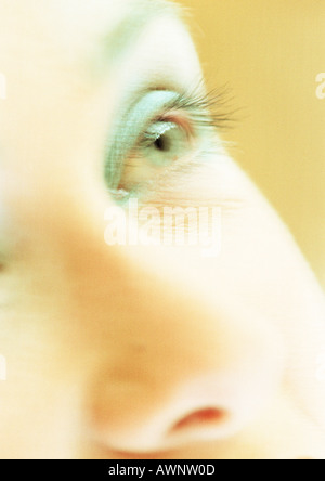 Woman's face, partial view, close-up Stock Photo