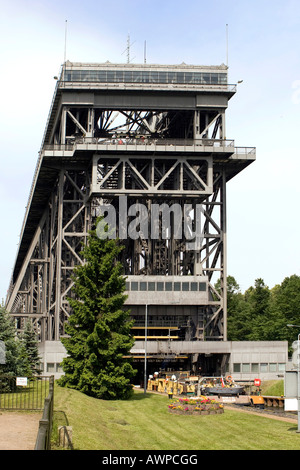 Niederfinow lock facility, Brandenburg, Germany, Europe Stock Photo