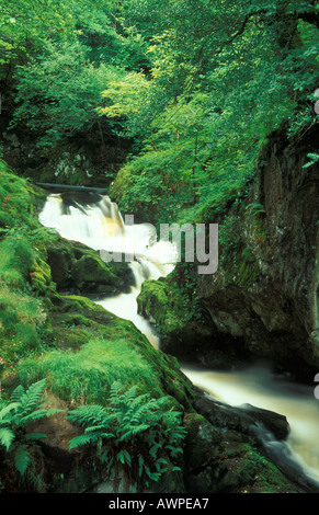 Waterfall near Glenridding in The Lake District England Stock Photo