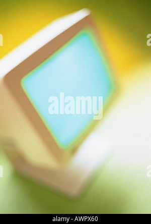 Computer monitor, blurred Stock Photo