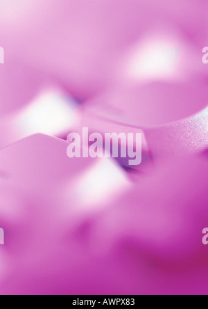 Computer keyboard keys, blurred, close-up Stock Photo