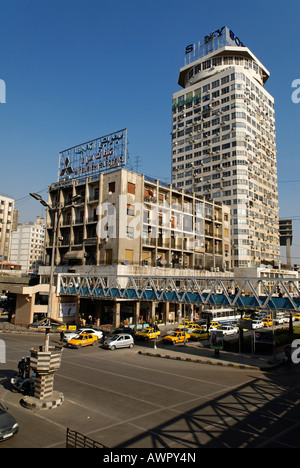 Streetscape at Damascus, Syria Stock Photo