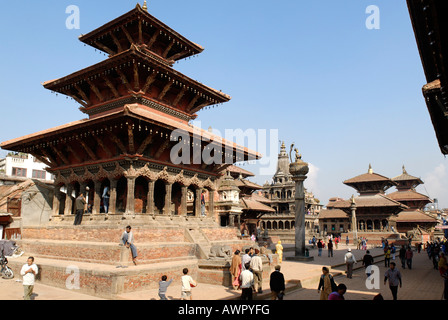 Hari Shankar Temple, Durbar Square of Patan, Lalitpur, Kathmandu, Nepal Stock Photo