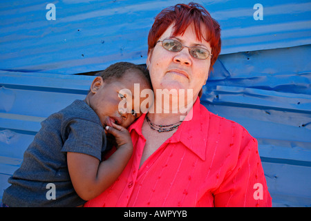 Namibia  -  a center for children, many of whom are HIV+ Stock Photo