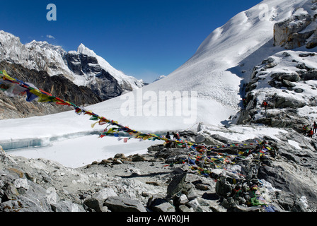 Cho La Pass (5330), Khumbu Himal, Sagarmatha National Park, Nepal Stock Photo