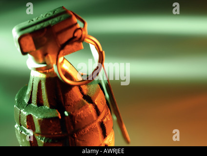 Hand grenade, close-up Stock Photo
