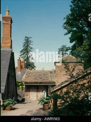 HESTERCOMBE GARDENS VISITORS CENTRE, TAUNTON, UK Stock Photo