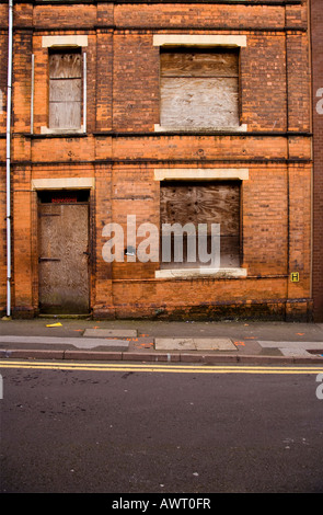 Run down once industrial building left to ruin. Stock Photo