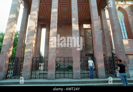 Grave of Immanuel Kant, Kaliningrad, Russia Stock Photo