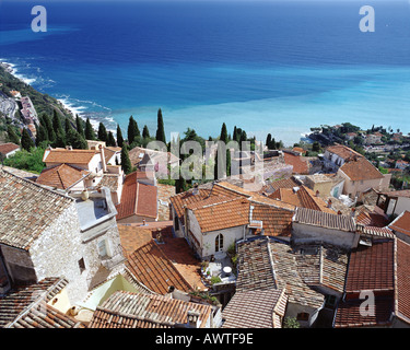 FR - COTE D'AZUR: Village of Roquebrune Cap Martin Stock Photo