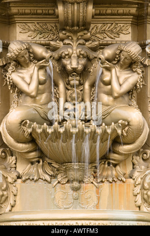The Ross Fountain in Princes Street Gardens, Edinburgh, Scotland Stock Photo
