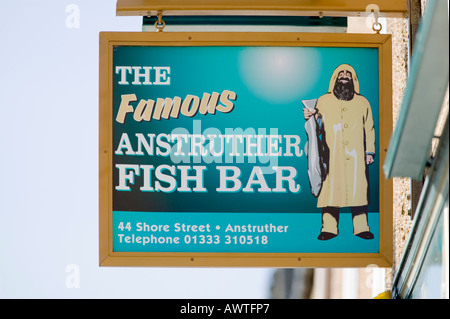 The Famous Anstruther Fish Bar, Anstruther, East Neuk of Fife  Scotland Stock Photo