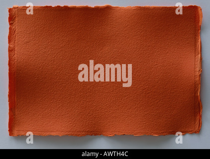 Back of linen envelope. Stock Photo