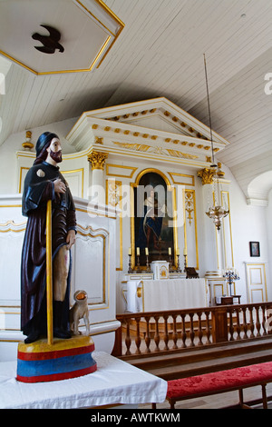 Chapel Fortress of Louisbourg National Historic Site Cape Breton Island Nova Scotia Canada Stock Photo