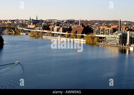 GeorgeTown WaterFront Washington DC Stock Photo