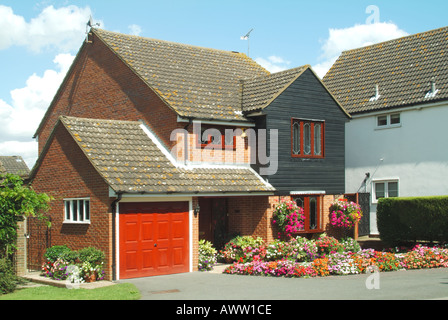 Essex typical modern detached house in village location Stock Photo