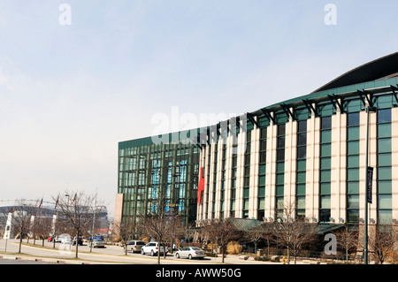 Denver Pepsi Sports, Events and entertainment Center, home to the Avalanche, Nuggets, Crush, and Mammoth Stock Photo