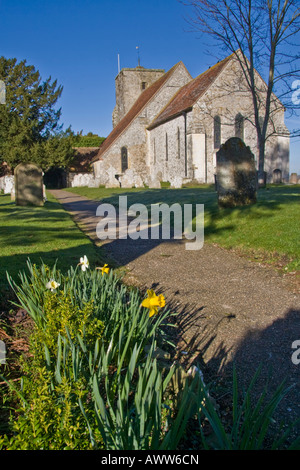 St Michael Church Amberley West Sussex Stock Photo