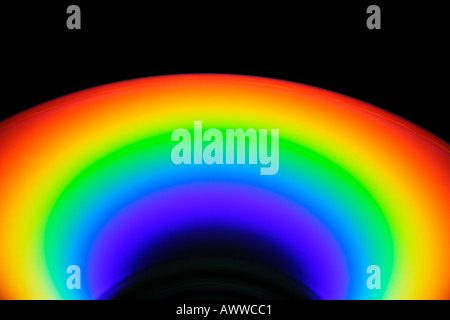 Close up of a Colourful shiny CD DVD reflecting light Stock Photo - Alamy
