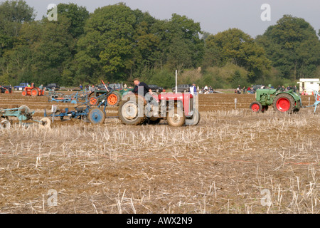 56th British National Ploughing Match Championships, Loseley Park, Guildford, Surrey, October 2006 Stock Photo