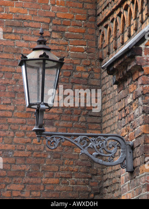 Street lamp Ostrów Tumski Wroclaw Poland Stock Photo